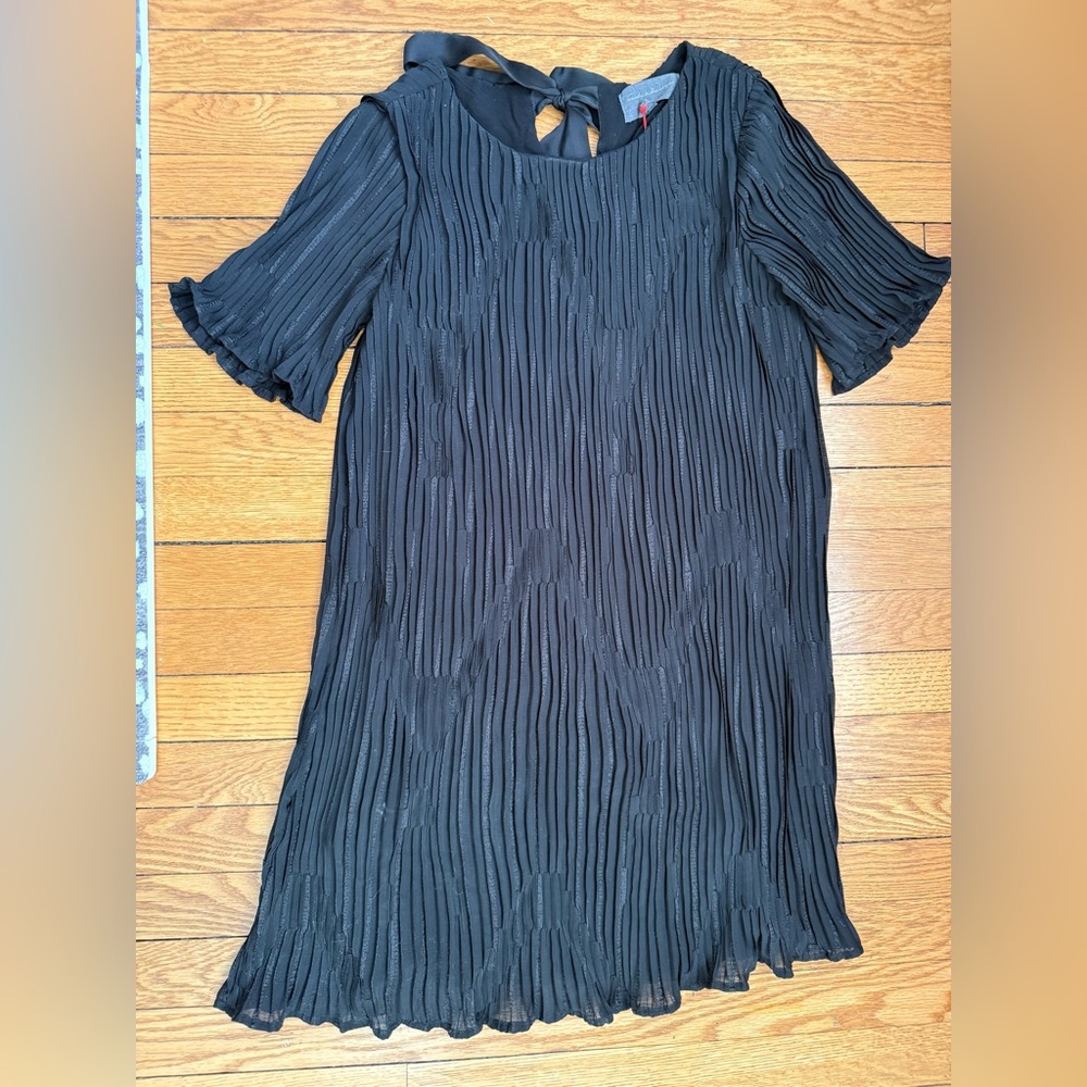 Anthropologie Sunday in Brooklyn Black Pleated Dress - Size XS Petite